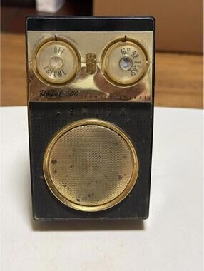 vintage zenith royal 500 transistor radio